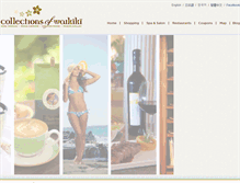 Tablet Screenshot of collectionsofwaikiki.com